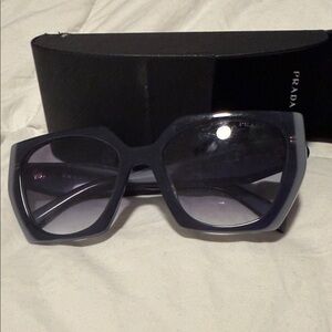 Prada Women's Black Oversized Sunglasses
